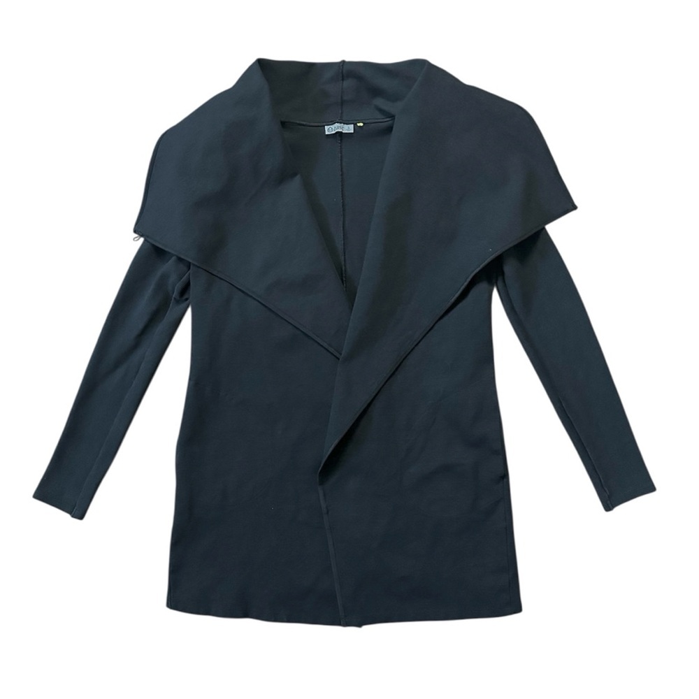 TASC Performance Midtown Wrap Organic Cotton & Bamboo Blend Sweater Black Small - Picture 8 of 12